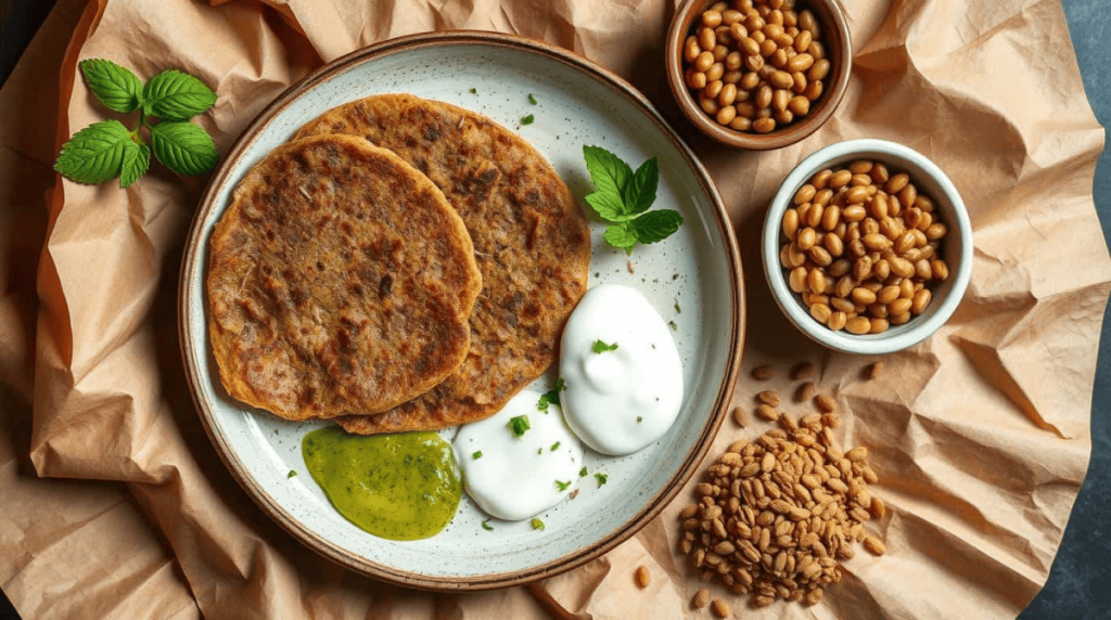 Sprouted Ragi Dosa